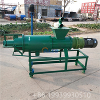 Machine à Compostage de Fumier de Vache en Acier Inoxydable Économisant le Travail, Séparateur Solide-Liquide pour Fumier Animal, Machine de Séchage de Fumier de Poulet
