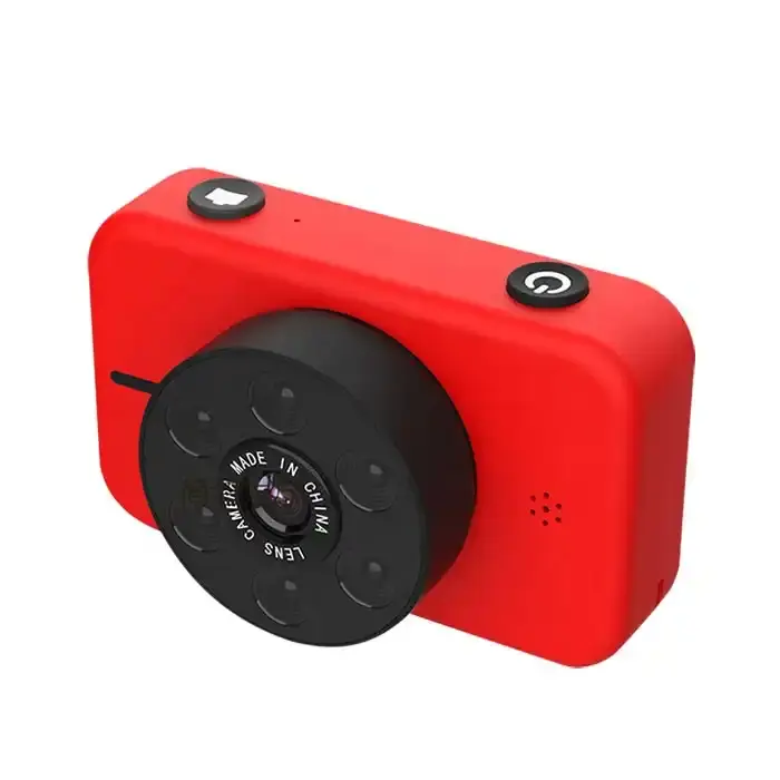 Hot Sale 4K Digital Camera for Kids Factory Direct with Recording Function and Red Cover for Exciting Photography Toys