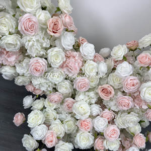 DKB Factory With Romantic pink <b>Roses</b> and White <b>Rose</b> Heart-shaped <b>Arches</b> <b>for</b> Wedding Decoration - Product Image 4