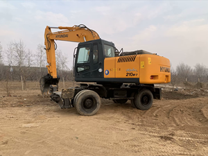 Excavadora de ruedas Hyundai 210w-7 usada en buenas condiciones Excavadora de ruedas Hyundai 210w-7 a la venta - Product Image 3