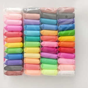Kit de pâte à modeler ultra-légère écologique 36 couleurs séchant à l'air, certifié EN71, avec outils faits main pour enfants - Product Image 4