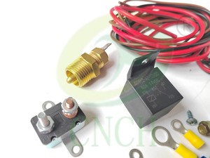 สวิตช์เซ็นเซอร์เทอร์โมสตัท185เปิด175ปิด40A ชุดพัดลมระบายความร้อนหม้อน้ำ - Product Image 5