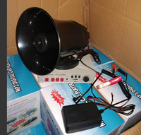 Reproductor de Voz de Alta Fidelidad Megáfono Altavoz Inalámbrico Mini para Automóvil