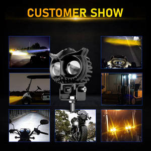 ไฟสปอร์ตไลท์ <span class=keywords><strong>BAOBAO</strong></span> BB1290 สีขาวเหลืองขนาดเล็ก รูปทรงนกฮูก ไฟเสริม ไฟตัดหมอก ไฟหน้า LED สำหรับมอเตอร์ไซค์ มอเตอร์ไบค์ - Product Image 6