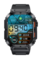K57 PRO Deportes al aire libre Smartwatch para Bluetooth Fitness Tracker Amoled Pantalla Impermeable Monitor de ritmo cardíaco IP67 Cuadrado estándar
