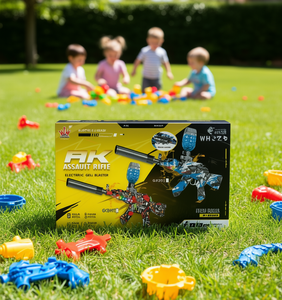 Pistola de Gel Eléctrica WHZD AK 150-200fps con Luces e Infrarrojos para Niños de 8 a 13 Años, Pistola de Juguete de Plástico Modelo AK 01 - Product Image 2