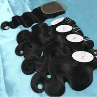 黒人女性のためのサンプルパックヘアバンドルTOP生キューティクルアライン髪BW BODY WAVE人間のペルーの髪のバンドル