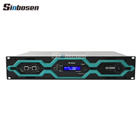 SR2-4500 DSP Özel Tasarım ultra Düşük Gürültülü 2 Kanallı Stereo D Sınıfı 18 İnç Subwoofer Amfisi Alman Yazılımı ile