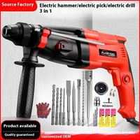 800W 760W conception unique Offre Spéciale perceuse à percussion sans fil portable ensemble d'outils à percussion marteau perforateur rotatif électrique