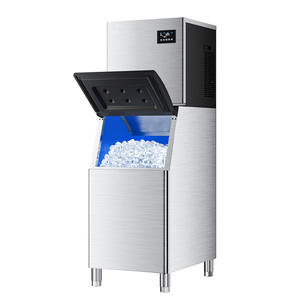 Máquina de Hielo en Cubos Comercial Grande, 156 Bandejas de Hielo, Producción de 150 kg/Día, Carcasa de Acero Inoxidable para Aplicaciones Comerciales en Hoteles y Fábricas - Product Image 3