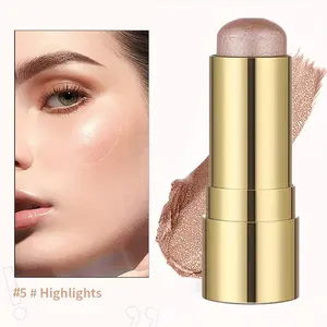Highlight Blush Stick for Contouring Highlighter Contour Stick For Brightening Waterproof Face Glow Highlighter For Beauty
