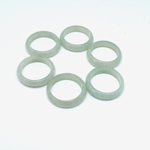 Bague de guérison en Jade Semi-précieuse naturel, anneau en pierre précieuse d'agate en cristal, sculpté minerai, cadeau pour fille - Product Image 4