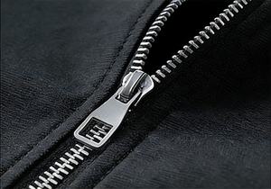 Veste Blouson Rétro Vintage avec Détail de Couture Rubanée, Couleur Unie, Unisexe, Col Revers, Hiver, Casual, Polyvalente, Inspirée des Vêtements de Travail - Product Image 4