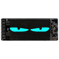 Pantalla Flexible Rgb Pantalla de Matriz Programable Desplazamiento Led Pantalla de Visualización de Coche Aplicación de Teléfono Cambiar Mensaje Etiqueta de Coche Ultrafina
