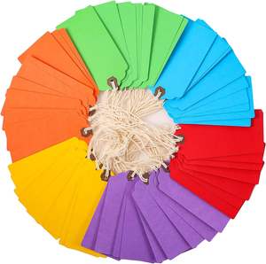 Manila Shipping Tags com String Anexado Inventário Bagagem Papel, Presente Etiquetas De Papelão com String Pendurar Etiqueta Tags - Product Image 1