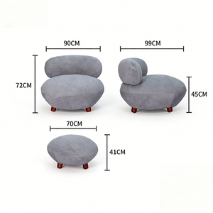 थोक मध्य शताब्दी में रहने वाले कमरे के फर्नीचर कुर्सी घर आराम आराम करने के लिए उच्चारण बुने आधुनिक लाउंज उच्चारण कुर्सी - Product Image 5