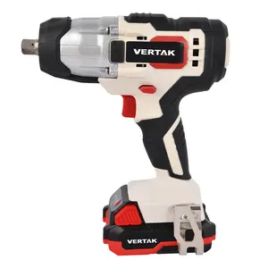VERTAK Electrical 20V Lithium Battery Power High Torque Cordless Impact Wrench