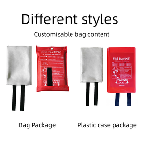 Couverture anti-feu ignifuge de 1,2 mètre avec résistance à la chaleur, <span class=keywords><strong>tissu</strong></span> 100% fibre de verre pour la prévention des incendies à la maison et au bureau - Product Image 3