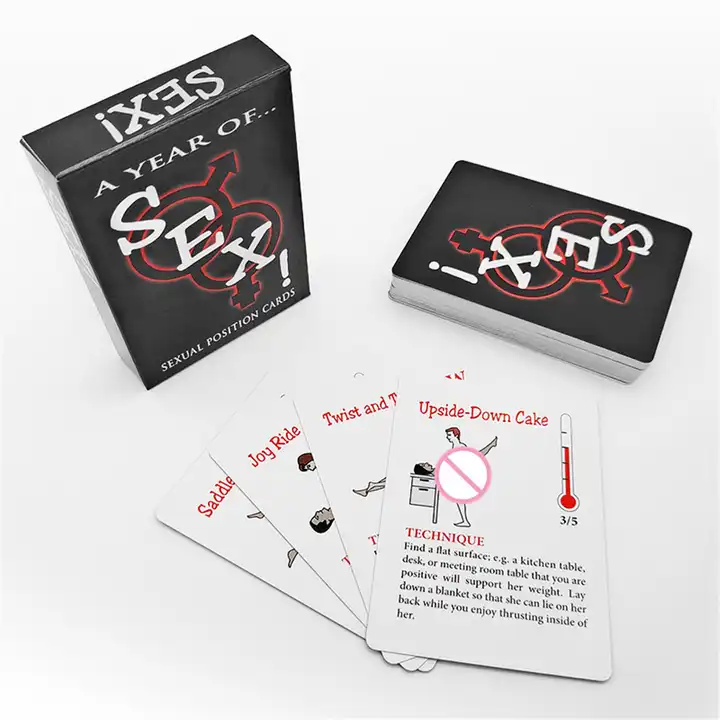 giochi erotici posizioni sessuali giocando a carte di carta per adulti set  sexy giocattoli carta del sesso per le coppie