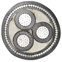 3-adriges 50mm 70mm 120mm 185mm 240mm Aluminium-Stromkabel SWA/STA Armiertes Untergrund-XLPE-Kabel