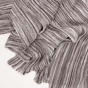 Nuevo Pañuelo <span class=keywords><strong>de</strong></span> Rayón Suave con Rayas Texturizadas 2026, Chal <span class=keywords><strong>de</strong></span> Voile Arrugado, Hiyab <span class=keywords><strong>de</strong></span> Viscosa para Mujer Musulmana, Kuwait - Product Image 2