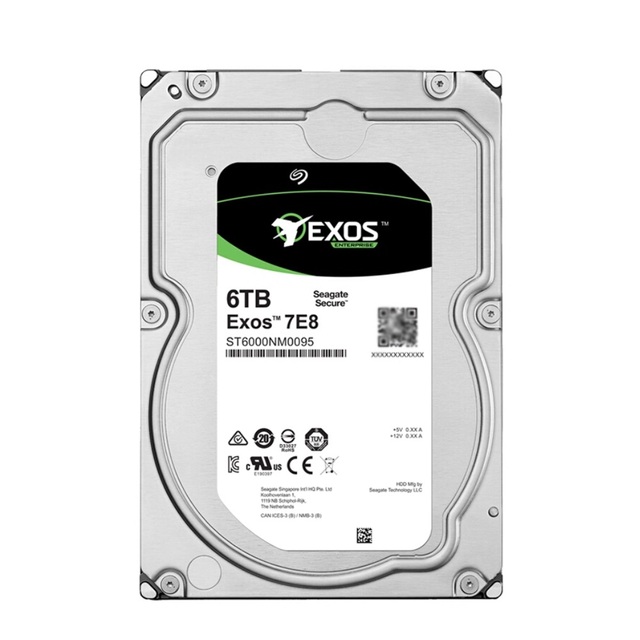 New 6TB SAS Internal Enterprise HDD ST6000NM0095 3.5 Inch 7200RPM 256M Cache Aluminum Alloy 12Gb/s Interface for Server
