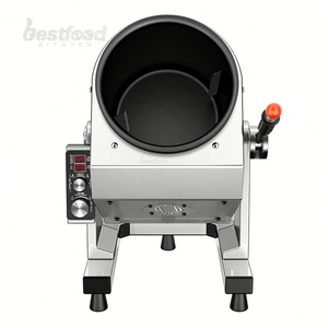 Robot de cuisine automatique en acier inoxydable pour riz frit, wok rotatif, pour usage domestique et professionnel en cuisine et restaurant - Product Image 4