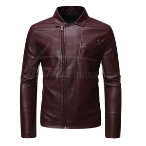 Personnalisé Fait Nouveau Style Homme Mode Veste En cuir Au Pakistan Offre Spéciale Hiver Veste En Cuir De Mode - Product Image 1