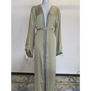 Venta al por mayor de nuevos estilos Hijab a juego Abaya mujeres musulmanas islámico Dubai Oriente Medio <span class=keywords><strong>Jijab</strong></span> mujeres vestidos musulmanes - Product Image 1