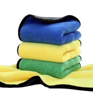 Coral Fleece Car <b>Cleaning</b> Cloth High Absorbency Custom Logo For Car Wash Pets Outdoor Use - Product Image 2