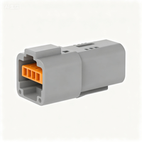 Connecteur femelle TE Connectivity DT04-6P 48V PA6-GF pour câbles d'alimentation automobiles et faisceaux de câblage