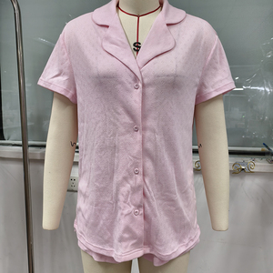 QINSI <strong>Summer</strong> Soft Pointelle Short Elastic Sets Loungewear Sleepwear Night Wear <strong>for</strong> Women Cotton Knit Two Pieces <strong>Pyjama</strong> - Product Image 4