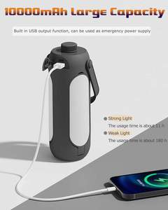 Foldable Portable Camping Lantern <b>Rechargeable</b> <b>LED</b> <b>Light</b> 10000mAh Power Bank Waterproof Emergency Flashlight Outdoor - Product Image 6