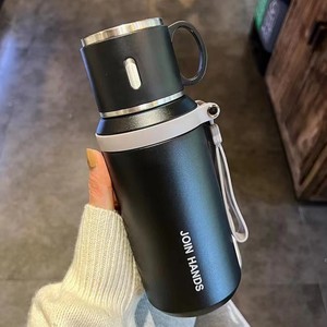 Nouveau Gobelet Isotherme Tendance en Acier Inoxydable de 600 ml pour Étudiants, Hommes et Femmes, Séparation Eau/Thé, Portable pour Sports de Plein Air - Product Image 3