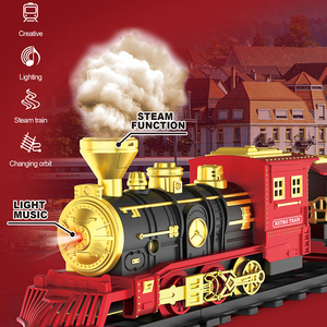 Ferrovia per bambini con guida a vapore classica per auto giocattolo (con 3 Spray) per regalo per bambini - Product Image 5