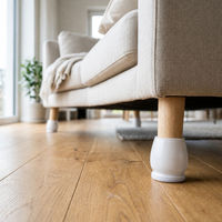 Protections de pieds de meubles blanches, capuchons anti-rayures pour chaises, canapés, tables et lits