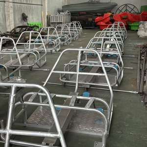 Pédales antidérapantes QIQU et conception résistante à la pluie, équipement de loisirs aquatiques avec coque en PE épaissie à double paroi, tricycle aquatique en alliage d'aluminium - Product Image 4