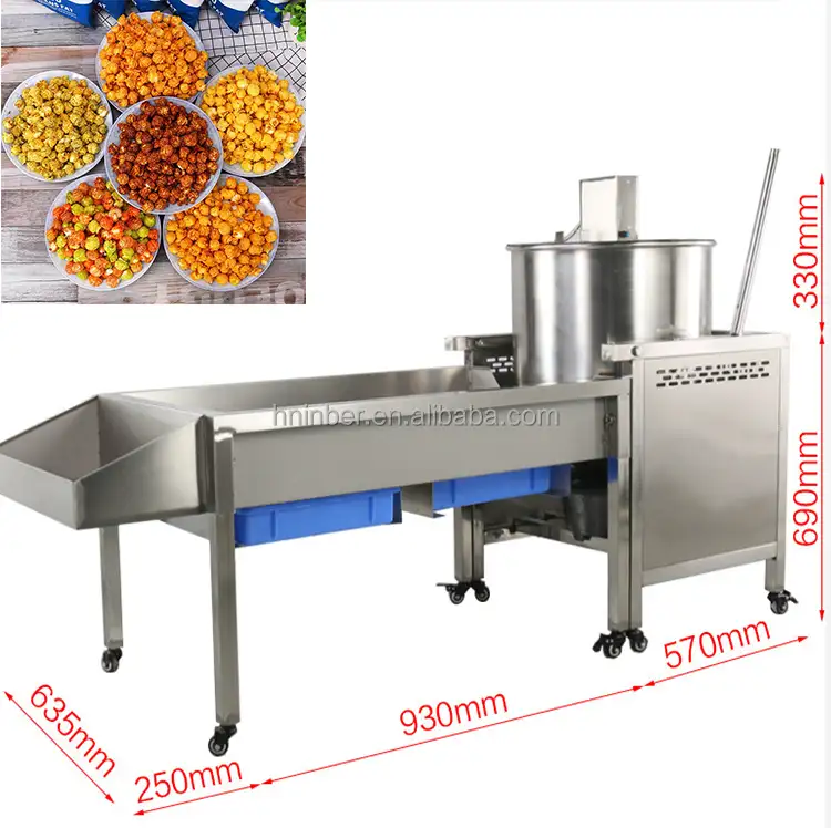 China profession elle Herstellung Popcorn machen Maschine industriell