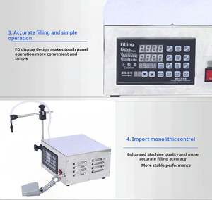 Máquina Llenadora de Líquidos CNC Semiautomática para Miel, Leche, Aceite Comestible, Perfume, Agua Mineral y Bebidas con Llenado Cuantitativo - Product Image 5
