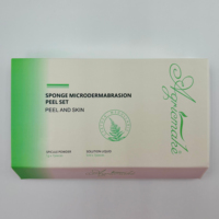 Kit de Microdermabrasion Professionnel 7 Pièces : Solution en Poudre de Spicules Liquides (60% Éponge d'Algues Vertes) pour un Peeling Beauté et Soins de la Peau