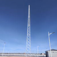 Torre di Protezione contro i Fulmini Zincata a Caldo Anticorrosione, Torre di Telecomunicazioni, Struttura in Acciaio per Cantieri, Torre a Palo