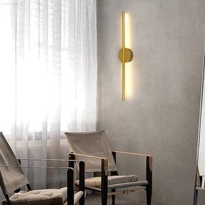 Minimalist Modern Iron <b>LED</b> Wall Lamp with Sensor Control Dimmable <b>Magnetic</b> Mount for Bedroom and Living Room - Product Image 4