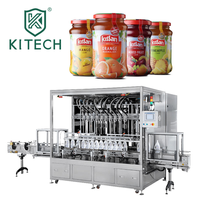 KITECH Jam Buah Otomatis Penuh Mengisi Capping Garis Label Jam Produksi