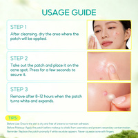 BREYLEE 30 Patchs Anti-Acné Invisibles Personnalisables Longue Durée pour Usage Quotidien sur le Visage