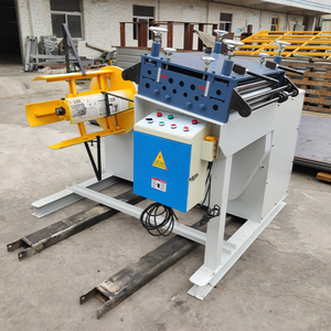 Nhà Máy Giá bán 2 trong 1 uncoiler ép tóc máy cho xe số tấm Máy làm thẳng decoiler trung chuyển cuộn dây - Product Image 3