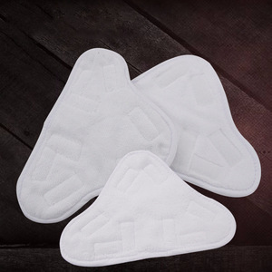 Funda para mopa a vapor, tapete de repuesto triangular, blanco grueso, 25x18 cm, para limpieza diaria - Product Image 4