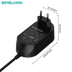 Adaptador de corriente de varios países, adaptador de pared intertek de 12v, 4a, 24V, 400MA - Product Image 3