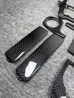 Kit de garnitures intérieures complètes en fibre de carbone pour Mercedes Benz Classe G W465, pièces de remplacement pour tableau de bord, panneaux de porte et console centrale