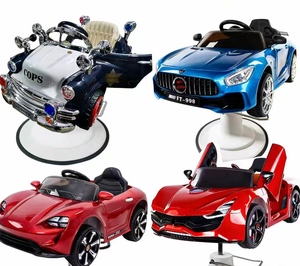 Sillón de Peluquería Infantil, Silla para Cortar el Cabello, Silla de Salón de Belleza, Silla de Peluquería con Diseño de Auto - Product Image 3