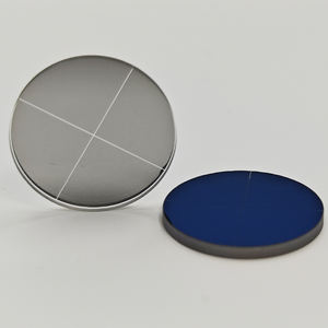 Réticules réticulaires personnalisables de 25*2mm avec support OEM en verre optique chromé de 0.01/0.05mm pour une utilisation optique - Product Image 2